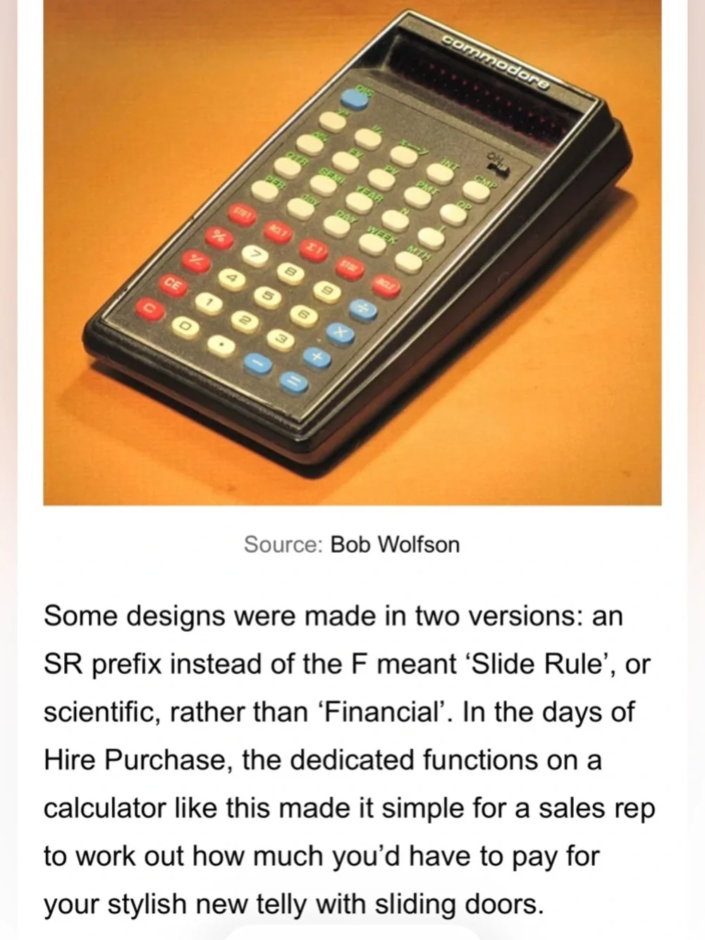 Commodore Vintage 1976 Electronic Calculator/original case/charger. Works great - Picture 6 of 8